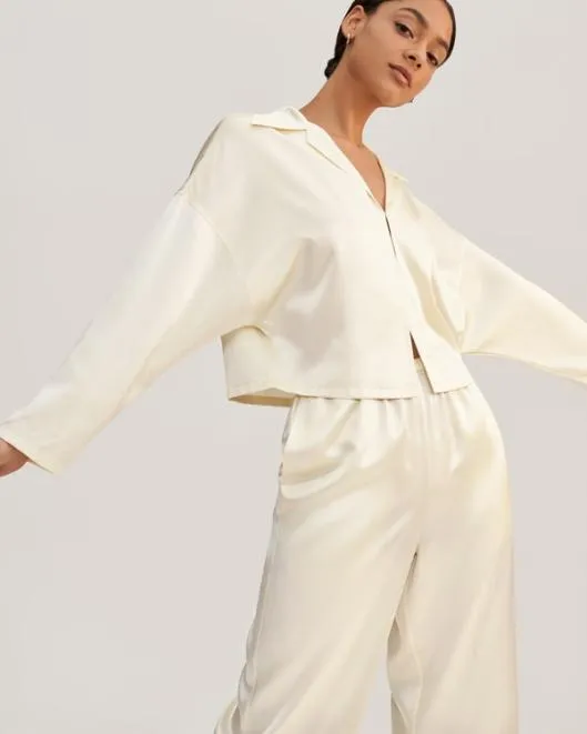 Jasmine Silk Satin Pullover Pajama Set Women Lilysilk Pajamas