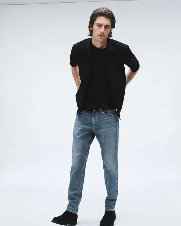 Jeans Men Rag and Bone Fit 3 Athletic Fit Jean Authentic Stretch Denim Gordon