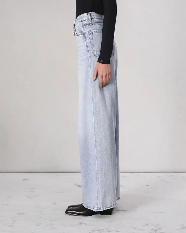 Jeans Women Rag and Bone Featherweight Sofie WideLeg Jean Featherweight Denim Kierra