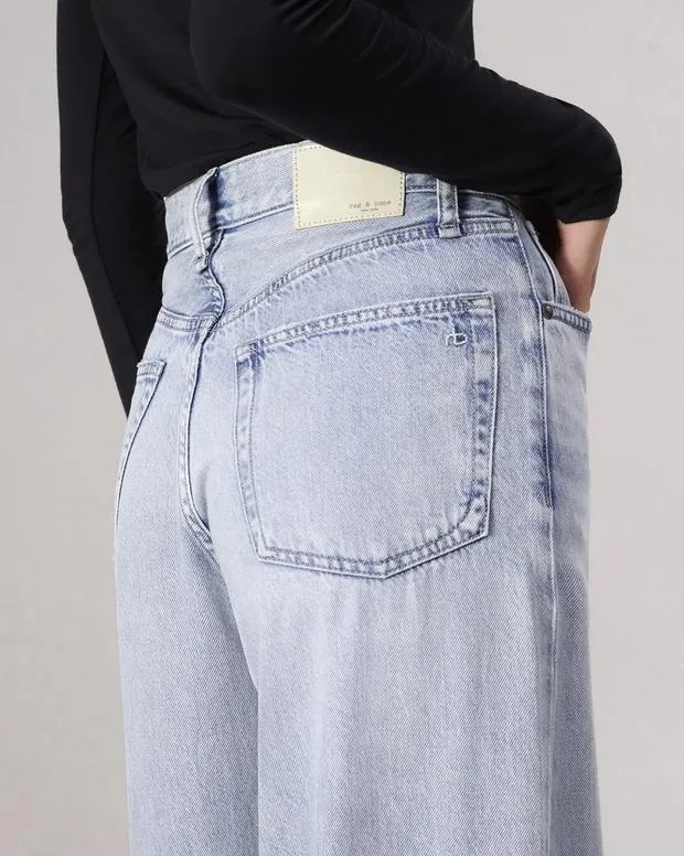 Jeans Women Rag and Bone Featherweight Sofie WideLeg Jean Featherweight Denim Kierra