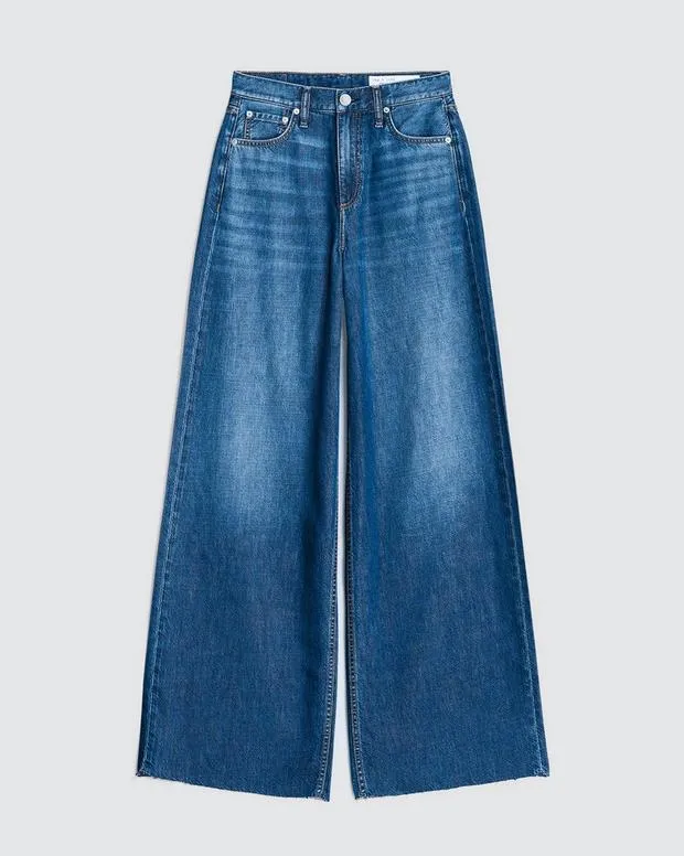Jeans Women Rag and Bone Featherweight Sofie WideLeg Jean Featherweight Denim Otto