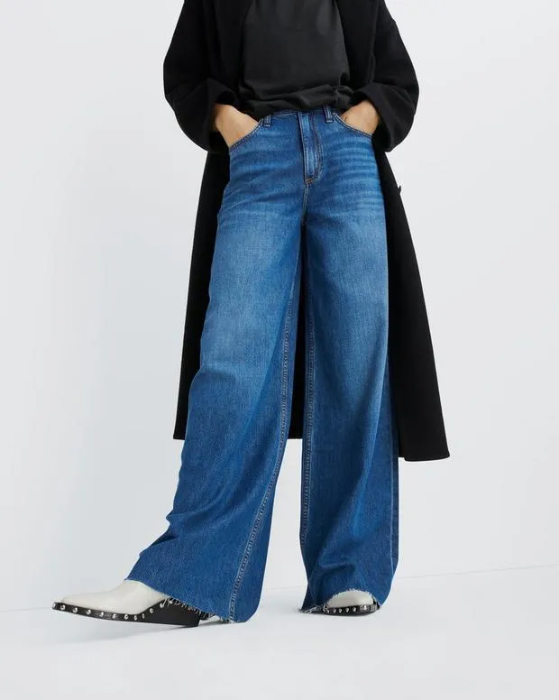 Jeans Women Rag and Bone Featherweight Sofie WideLeg Jean Featherweight Denim Otto