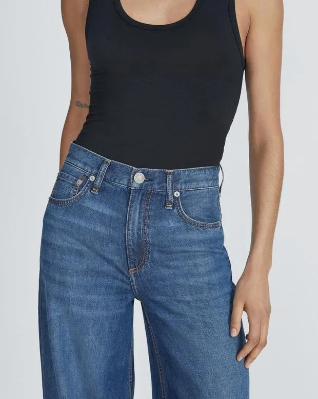 Jeans Women Rag and Bone Featherweight Sofie WideLeg Jean Featherweight Denim Otto