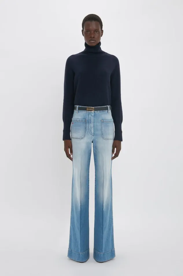 Jeans Women Victoria Beckham Alina Jean In Light Summer Wash