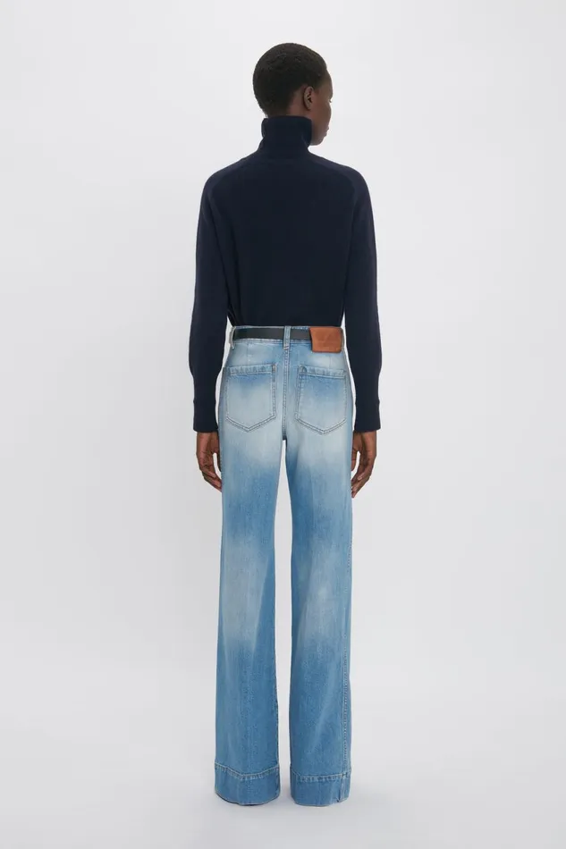 Jeans Women Victoria Beckham Alina Jean In Light Summer Wash