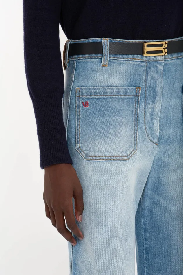 Jeans Women Victoria Beckham Alina Jean In Light Summer Wash