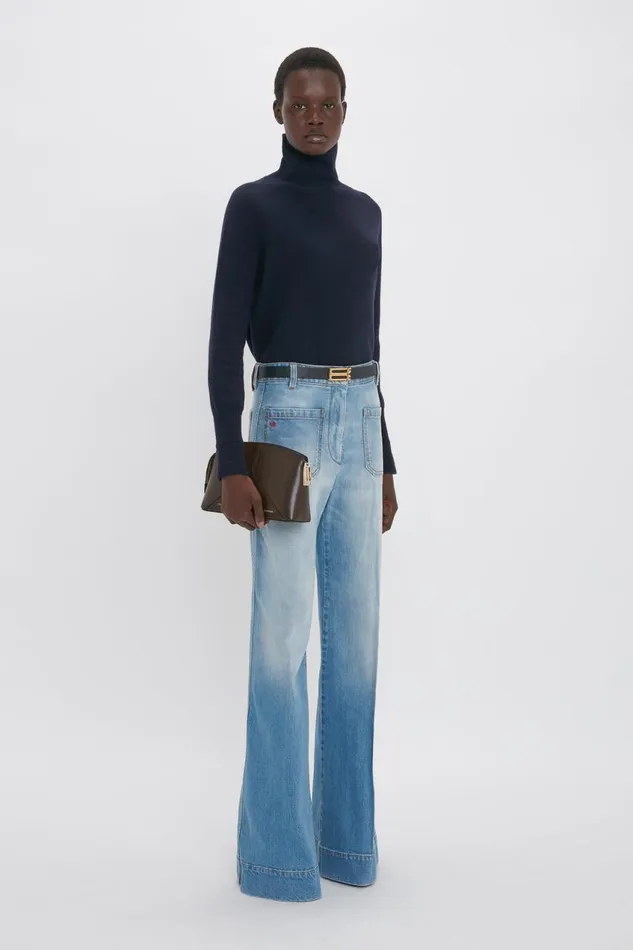 Jeans Women Victoria Beckham Alina Jean In Light Summer Wash