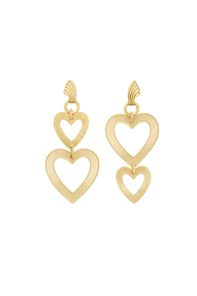 Jewelry Women LoveShackFancy BrinkerEliza Lover Earrings Gold
