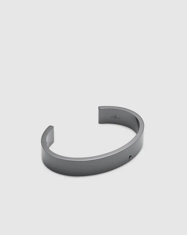 Jewelry WomenMen Rag and Bone The Squared Dot Cuff Black Titanium