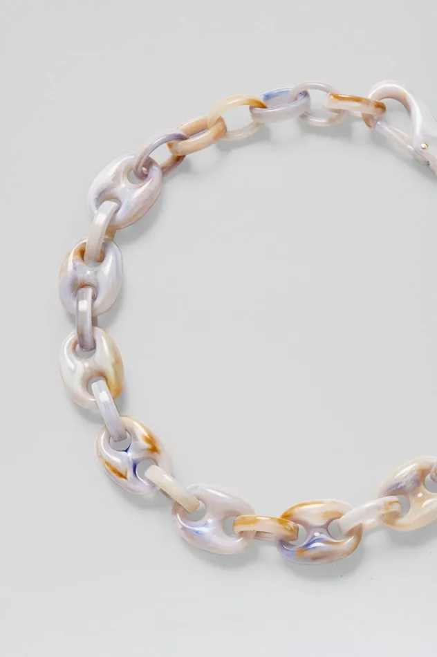 Jewelry Women Scanlan Theodore ITALIAN RESIN MARINER CHOKER Marble Jewelry Women Scanlan Theodore ITALIAN RESIN MARINER CHOKER Marble