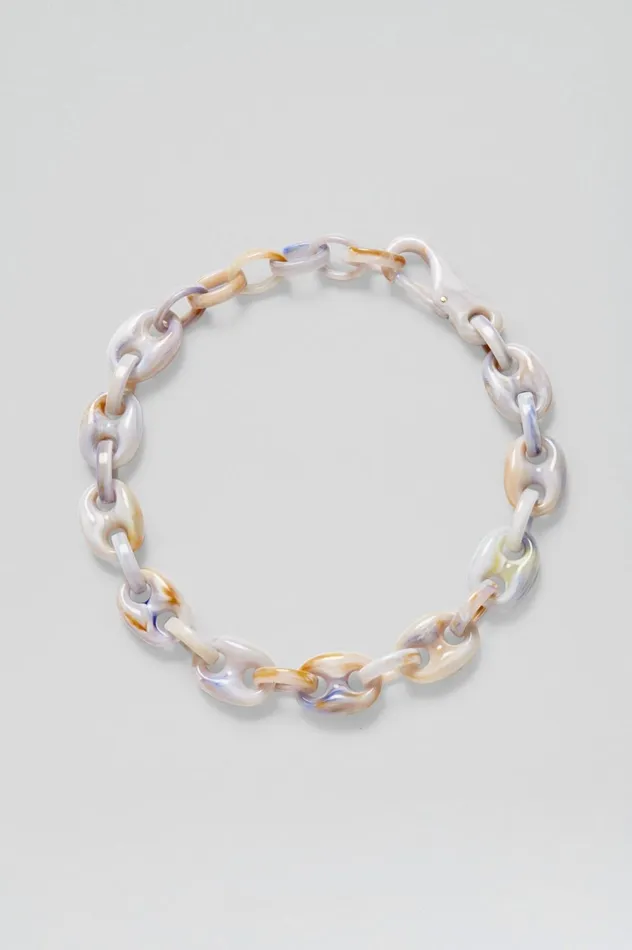 Jewelry Women Scanlan Theodore ITALIAN RESIN MARINER CHOKER Marble Jewelry Women Scanlan Theodore ITALIAN RESIN MARINER CHOKER Marble