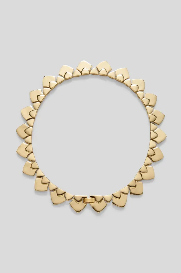 Jewelry Women Scanlan Theodore TRIANGLE CHOKER Lightgold Jewelry Women Scanlan Theodore TRIANGLE CHOKER Lightgold