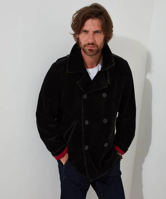 Joe Browns Coats and Jackets Men Carefree Cord Coat Grey
