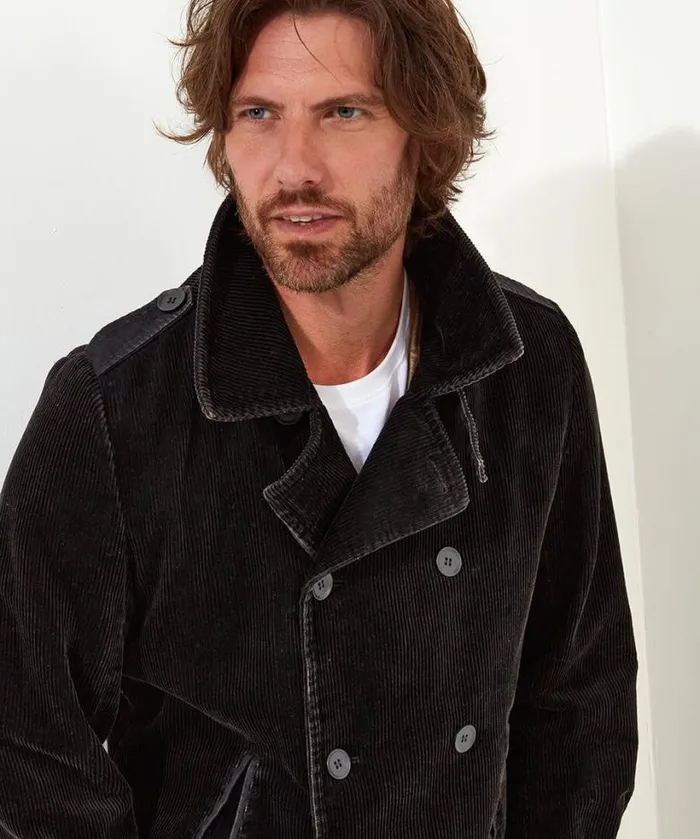 Joe Browns Coats and Jackets Men Carefree Cord Coat Grey Joe Browns Coats and Jackets Men Carefree Cord Coat Grey