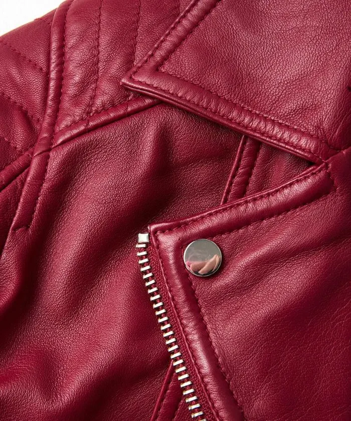 Joe Browns Coats and Jackets Women Stitch Detail Leather Biker Jacket Raspberry Joe Browns Coats and Jackets Women Stitch Detail Leather Biker Jacket Raspberry