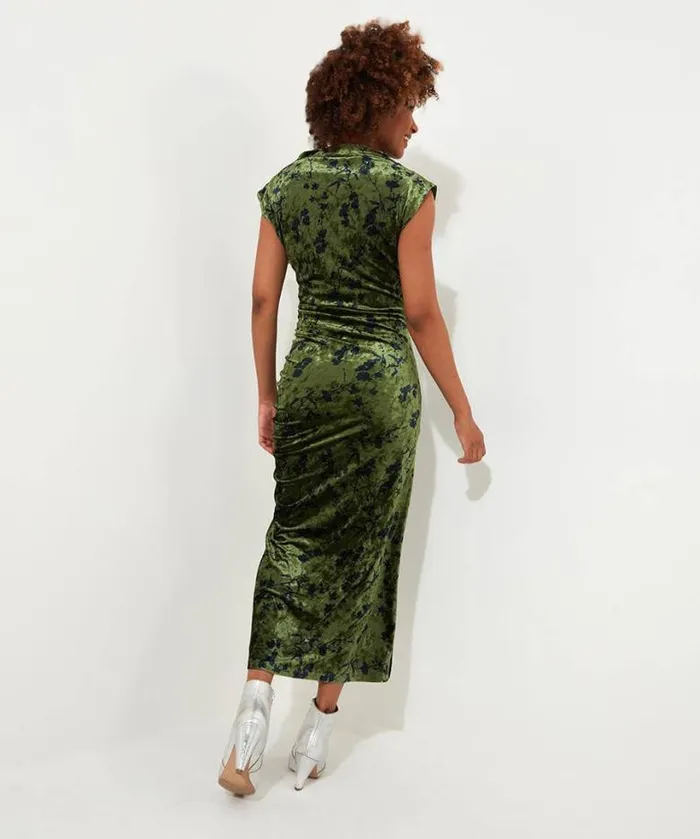 Joe Browns Dresses Women Daria Velour Dress Green Joe Browns Dresses Women Daria Velour Dress Green