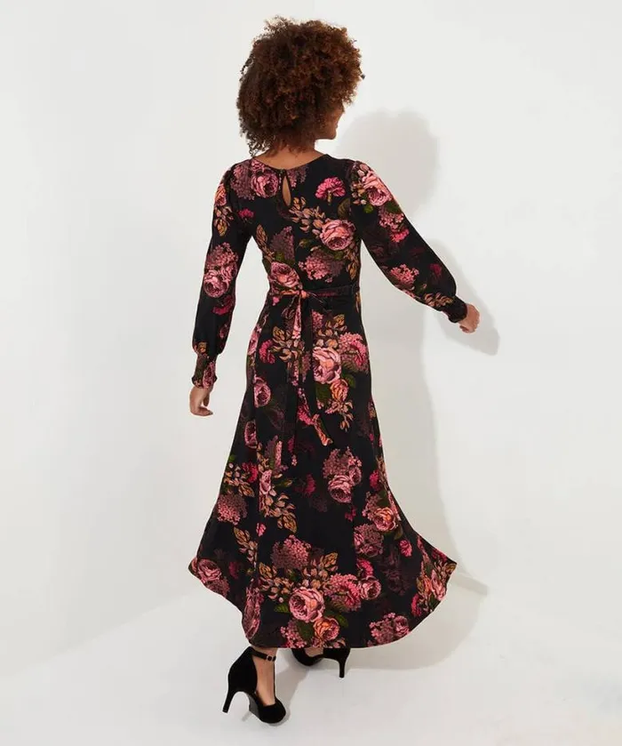 Joe Browns Dresses Women Dramatic Florals Jersey Dress Black Joe Browns Dresses Women Dramatic Florals Jersey Dress Black
