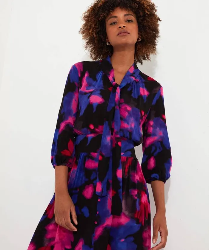 Joe Browns Dresses Women Emelda Printed Dress Pink Joe Browns Dresses Women Emelda Printed Dress Pink
