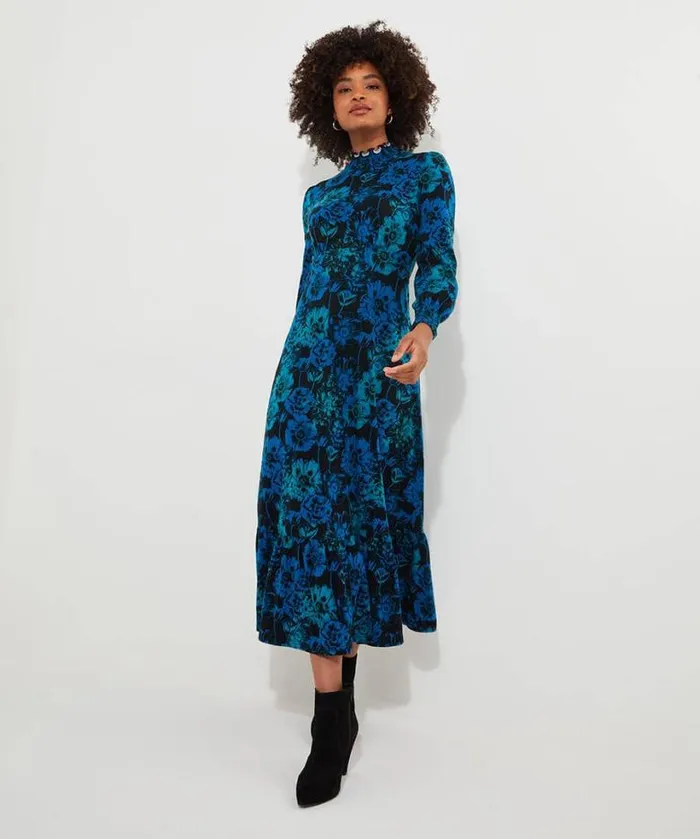 Joe Browns Dresses Women Ophelia Jersey Dress Blue