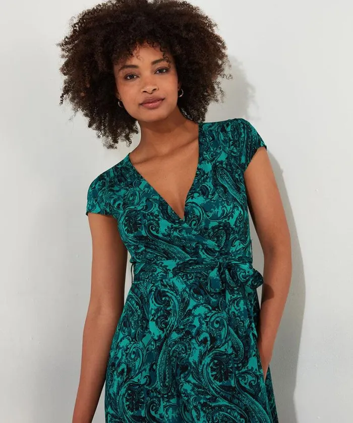 Joe Browns Dresses Women Perfect Paisley Dress Teal Joe Browns Dresses Women Perfect Paisley Dress Teal