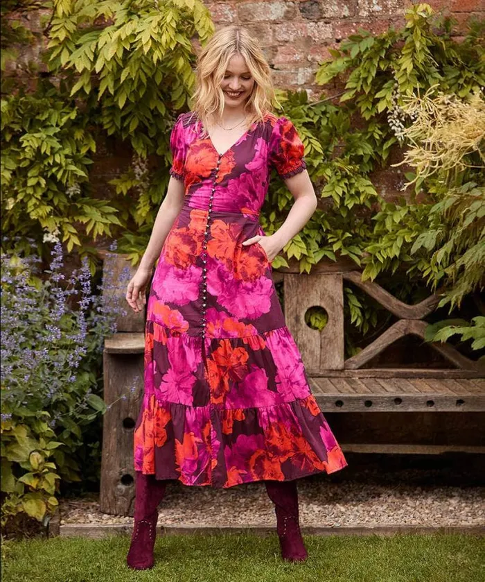 Joe Browns Dresses Women Stunning Florals Dress Pink Joe Browns Dresses Women Stunning Florals Dress Pink