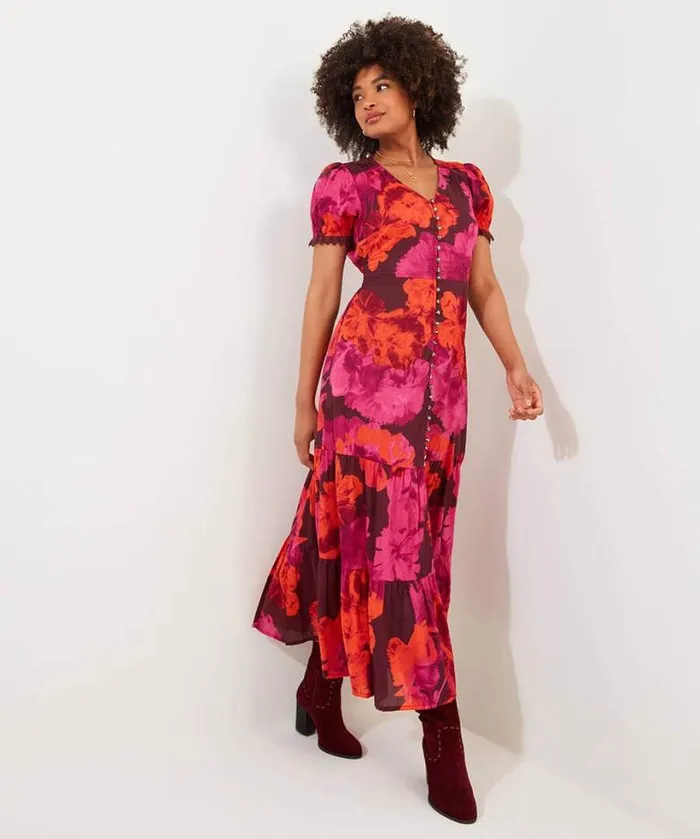 Joe Browns Dresses Women Stunning Florals Dress Pink Joe Browns Dresses Women Stunning Florals Dress Pink
