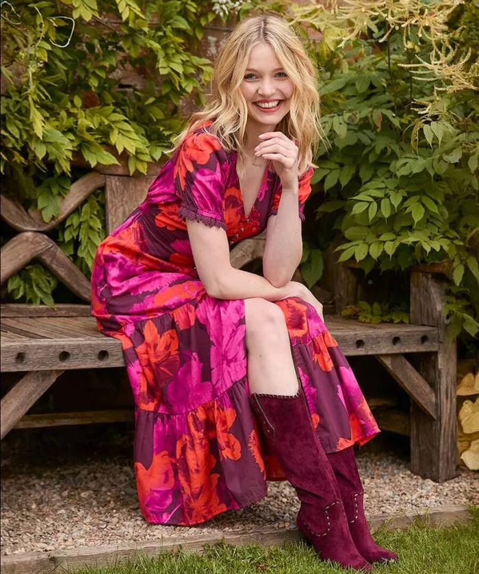Joe Browns Dresses Women Stunning Florals Dress Pink Joe Browns Dresses Women Stunning Florals Dress Pink