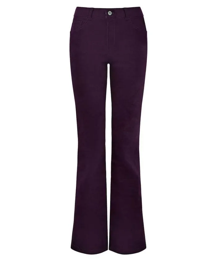 Joe Browns Jeans and Trousers Women Magnificent Moleskin Trousers Purple Joe Browns Jeans and Trousers Women Magnificent Moleskin Trousers Purple