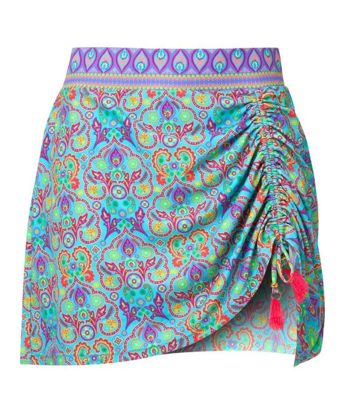 Joe Browns Swimwear Women Paradise Cove Swim Skirt Blue Multi Joe Browns Swimwear Women Paradise Cove Swim Skirt Blue Multi