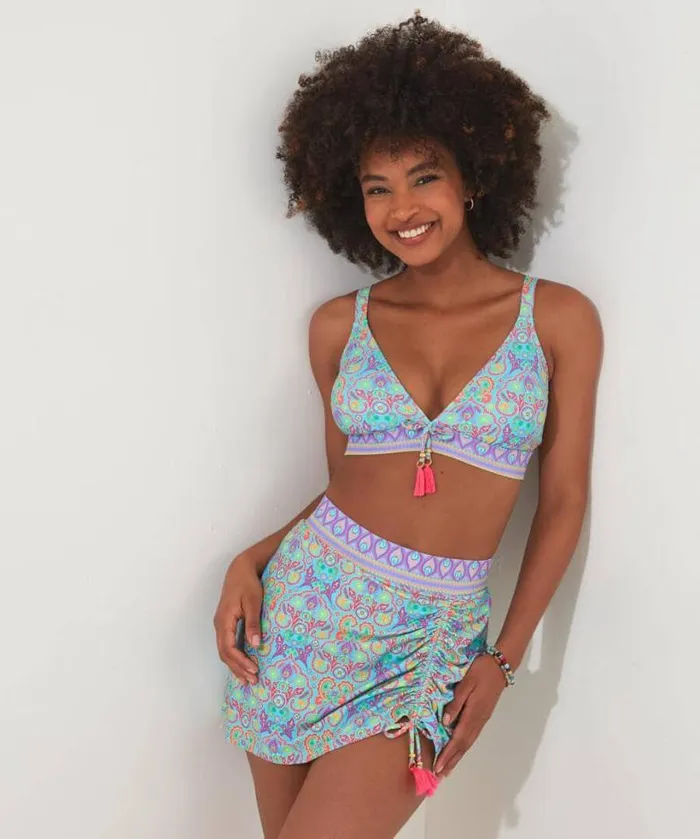 Joe Browns Swimwear Women Paradise Cove Swim Skirt Blue Multi Joe Browns Swimwear Women Paradise Cove Swim Skirt Blue Multi
