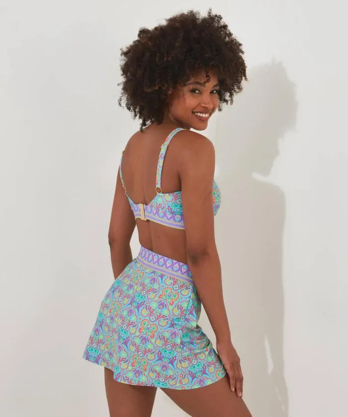 Joe Browns Swimwear Women Paradise Cove Swim Skirt Blue Multi Joe Browns Swimwear Women Paradise Cove Swim Skirt Blue Multi