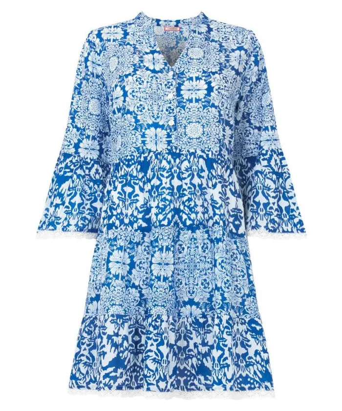 Joe Browns Tops Tunics and Blouses Women Moroccan Skies Tunic Blue Joe Browns Tops Tunics and Blouses Women Moroccan Skies Tunic Blue