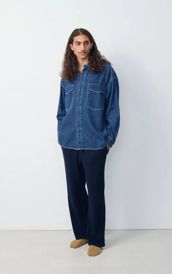 Joggers Ryvy Navy Men American Vintage Joggers Joggers Ryvy Navy Men American Vintage Joggers