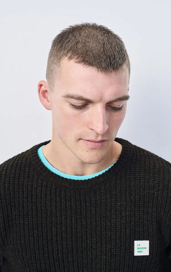 Jumper Crashway Charcoal Men American Vintage Jumpers and Cardigans Jumper Crashway Charcoal Men American Vintage Jumpers and Cardigans