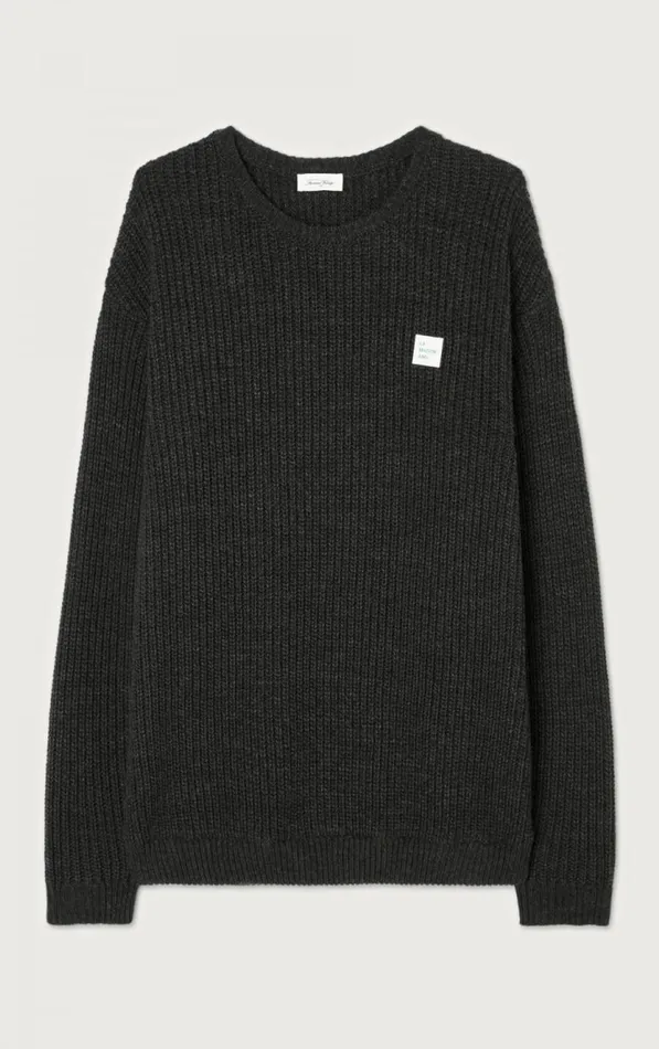Jumper Crashway Charcoal Men American Vintage Jumpers and Cardigans Jumper Crashway Charcoal Men American Vintage Jumpers and Cardigans
