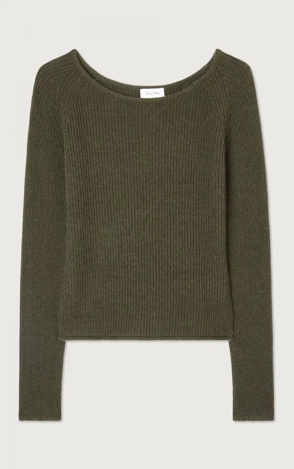 Jumper Falyday Seaweed Black Melange Women American Vintage Jumpers and Cardigans Jumper Falyday Seaweed Black Melange Women American Vintage Jumpers and Cardigans