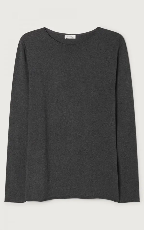 Jumper Marcel Melange Charcoal Men American Vintage Jumpers and Cardigans Jumper Marcel Melange Charcoal Men American Vintage Jumpers and Cardigans