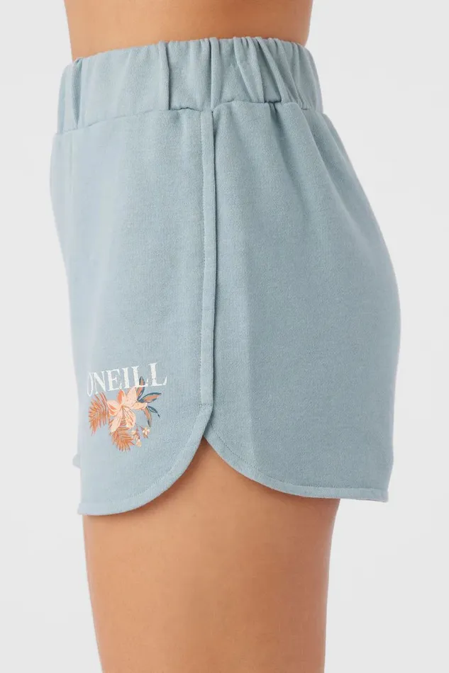 KARMA FRENCH TERRY LOUNGE SHORTS Silver Blue Women O039NEILL Collections