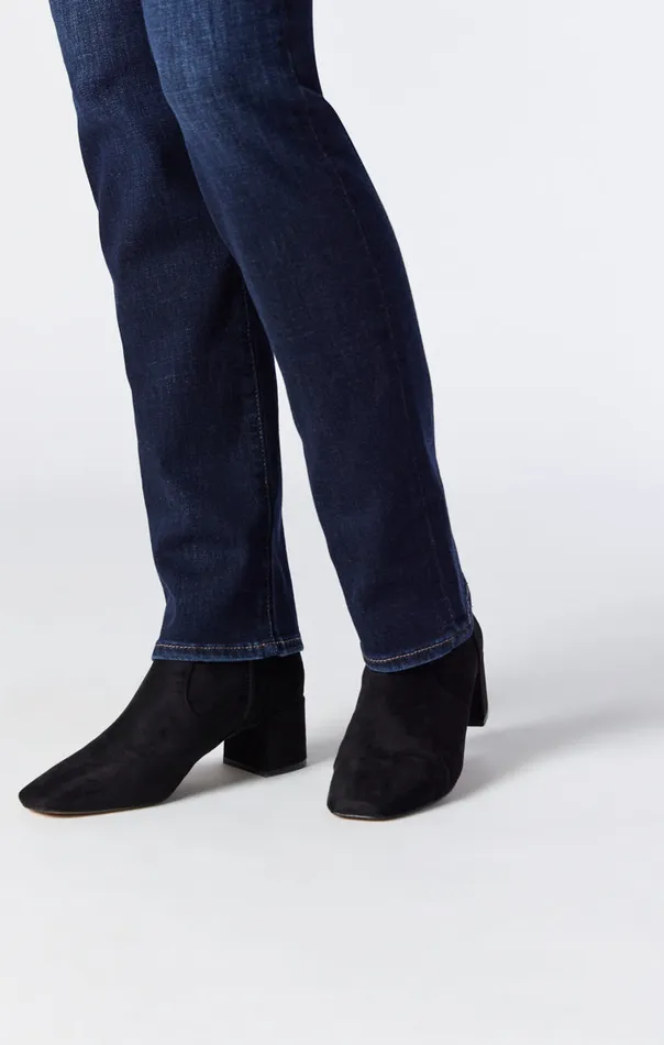 Kendra High Rise Straight Leg In Deep Brushed Feather Blue Women Mavi Jeans Denim Kendra High Rise Straight Leg In Deep Brushed Feather Blue Women Mavi Jeans Denim