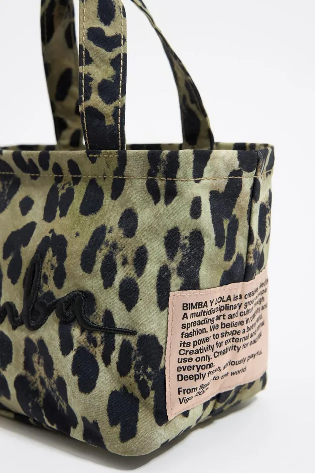 Khaki Leopard Nylon Mini Bag Leopard Khaki Women Bimba Y Lola Mini Bags Khaki Leopard Nylon Mini Bag Leopard Khaki Women Bimba Y Lola Mini Bags