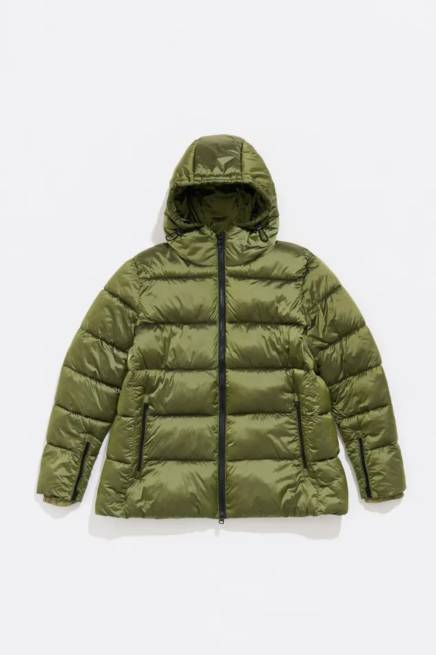 Khaki Short Down Coat Khaki Women Bimba Y Lola Puffer Jackets Khaki Short Down Coat Khaki Women Bimba Y Lola Puffer Jackets