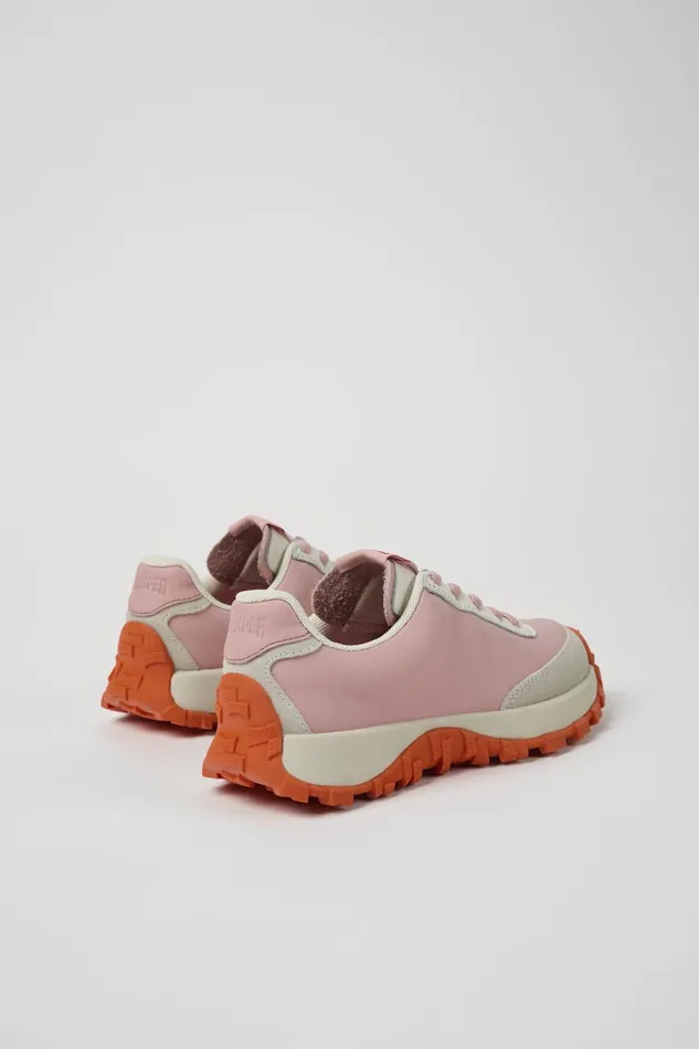 Kids Drift Trail Pink And Gray Leather And Nubuck Sneaker Camper Sneakers Kids Drift Trail Pink And Gray Leather And Nubuck Sneaker Camper Sneakers