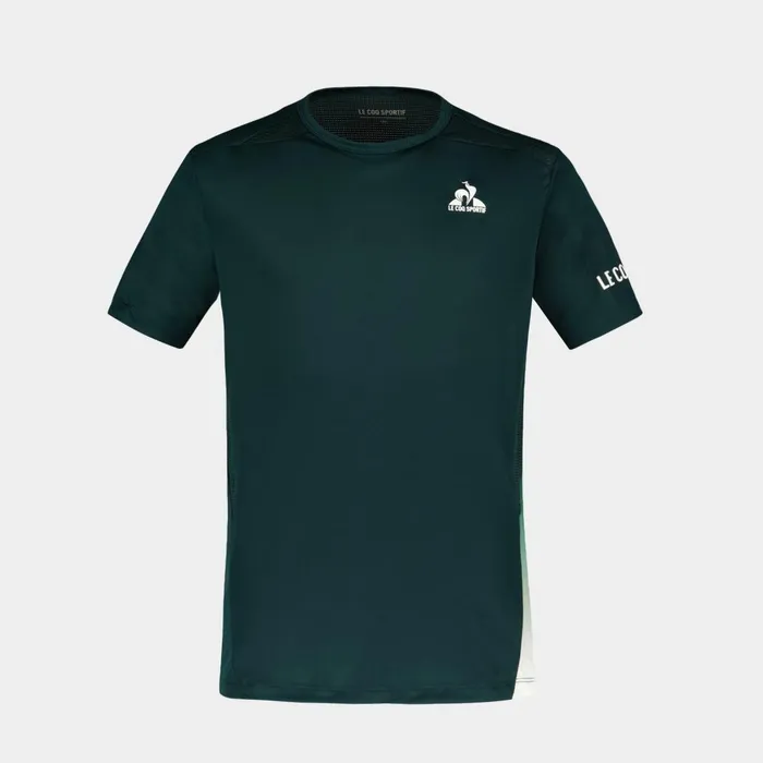 Kids Le Coq Sportif Tshirts Performance Tennis TShirt Kids Scarab