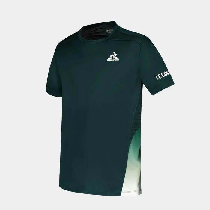 Kids Le Coq Sportif Tshirts Performance Tennis TShirt Kids Scarab