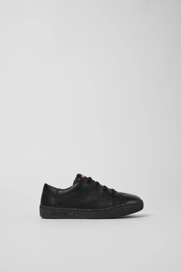 Kids Peu Touring Black Leather Sneakers For Kids Camper Sneakers Kids Peu Touring Black Leather Sneakers For Kids Camper Sneakers
