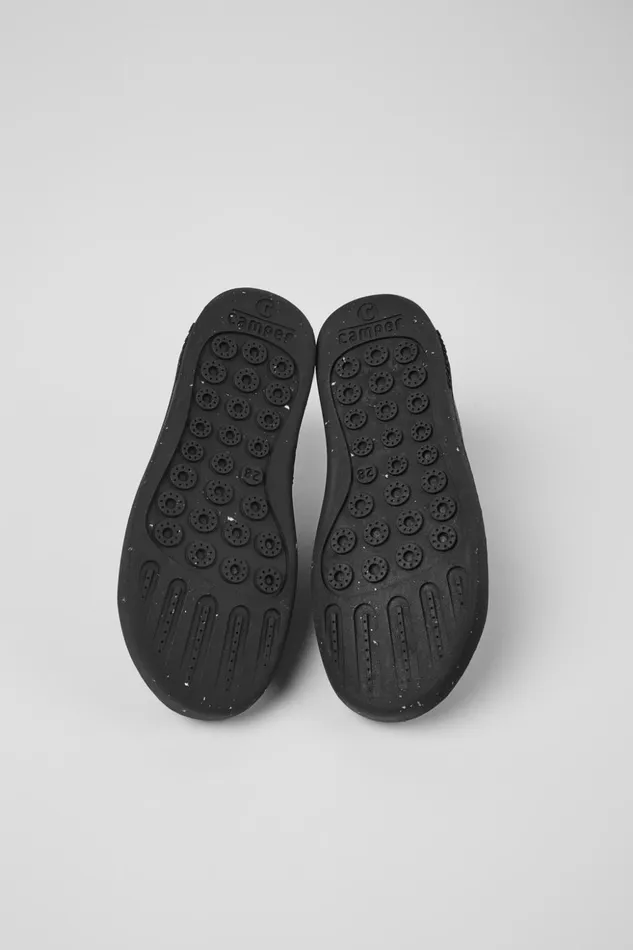 Kids Peu Touring Black Leather Sneakers For Kids Camper Sneakers Kids Peu Touring Black Leather Sneakers For Kids Camper Sneakers