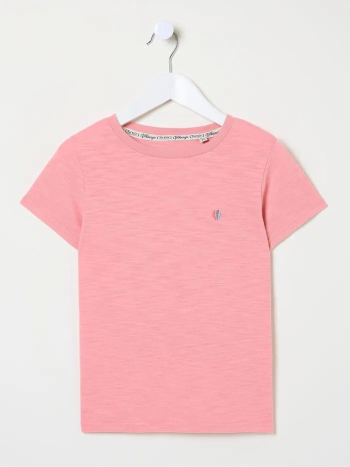 Kids Tops and TShirts Fat Face Pink Vw Summer Graphic TShirt