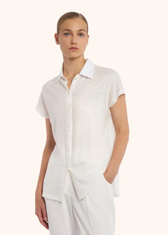 Kiton Blouses And Shirts JERSEY MODSHIRT LINEN 8211 Women Kiton Blouses And Shirts JERSEY MODSHIRT LINEN 8211 Women