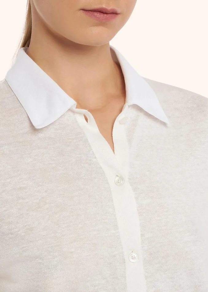 Kiton Blouses And Shirts JERSEY MODSHIRT LINEN 8211 Women Kiton Blouses And Shirts JERSEY MODSHIRT LINEN 8211 Women