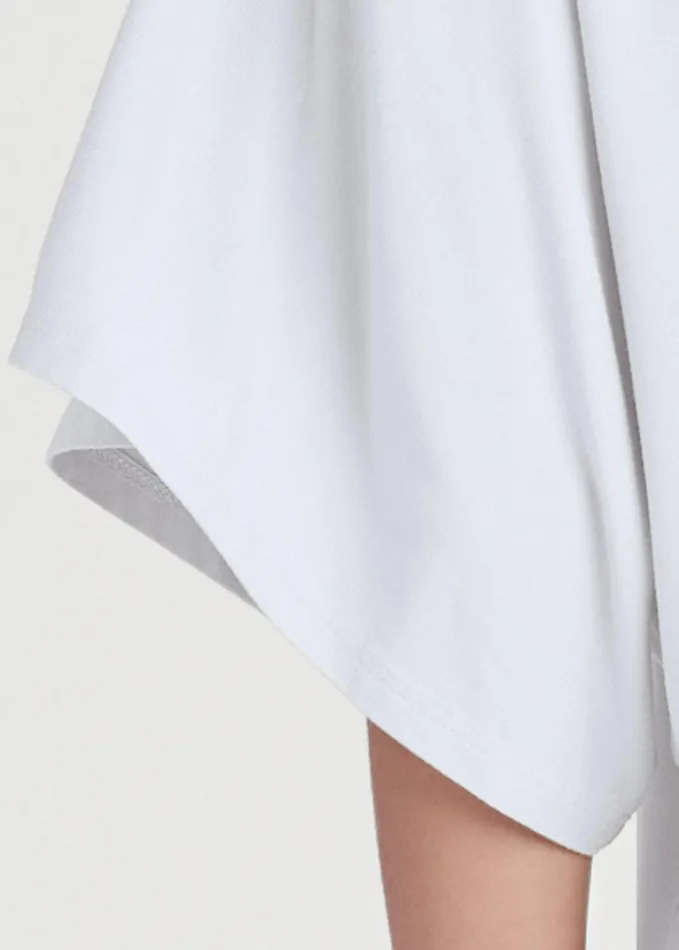 KNOT TWIST VNECK TEE White Women VENUS Casual Tops